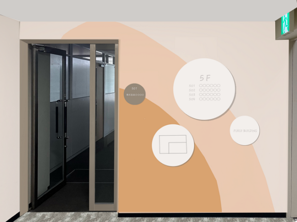 旧三井住友海上福井ビル（名称変更予定） 各階共用部（イメージパース）