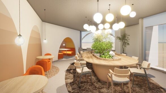 旧三井住友海上福井ビル（名称変更予定） ラウンジ（イメージパース）