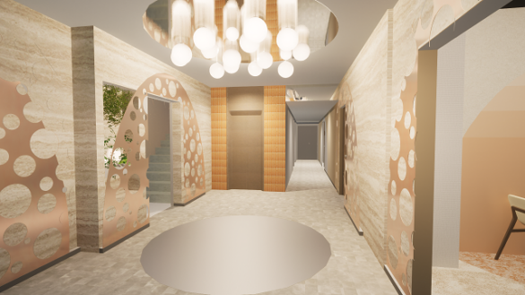 旧三井住友海上福井ビル（名称変更予定） エントランス（イメージパース）