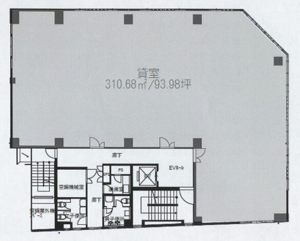 旧三井住友海上福井ビル（名称変更予定） 間取り図
